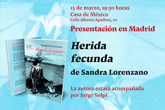 Sandra Lorenzano presenta en Madrid su obra "Herida fecunda"